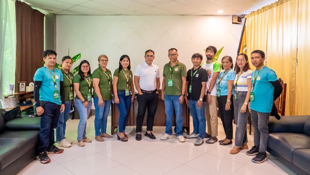 The Municipal Mayor with the Agriculture Office team of Alegria, Surigao del Norte